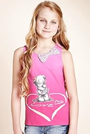 Pure Cotton Tatty Teddy Bow Vest Top