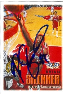 Brian Skinner Autographed/Hand Signed Basketball Card (Los Angeles Clippers) 1999 Hoops #72