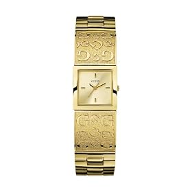 Guess Ladies 'Mixed G' Gold Plated Case & Bracelet Watch