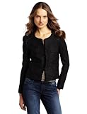 Joe's Jeans Women's Dalia Jacket, Black And Bronze, Medium