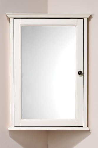 Hamilton Corner Wall Cabinet, 27"Hx20"W, DSTRESD WHITE