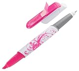 Post-it Flags  Highlighter  Pen, One Pink Highlighter and Black Ballpoint Pen Combo loaded with 50 Flags (691-PNK)