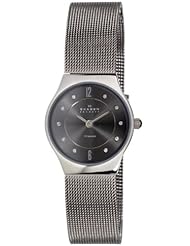 Skagen Womens Crystal Accented Mesh Watch #233XSTTM