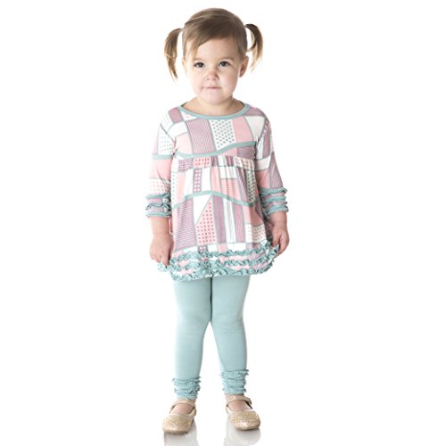 Kickee Pants Baby Doll Outfit Set, Land Quilt, 6-12 Months