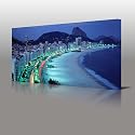 Cobacabana Beach, Rio De Janeiro, Brazil 77 x 51 CHUNKY Gallery Framed Canvas Art Print,Ready To Hang,NEW