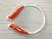 WONFAST® Wireless Music A2dp Stereo Bluetooth Headset Universal Vibration Neckband Style Headset Earphone Headphone for iPhone Cellphones Enabled Bluetooth (orange)