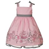 Toddler Little Girls Clothes PINK PARIS Dress RARE EDITIONS 2T-6X