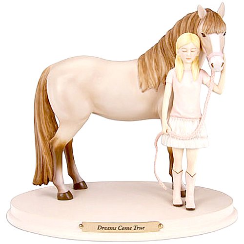 Enesco Horse Whispers Dreams Come True Figurine, 6-Inch