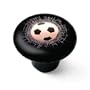 Soccer Ball Shatter Effect Decorative High Gloss Ceramic Drawer Knob