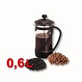 Edelstahl Kaffeebereiter Teebereiter 0,6 Liter Kaffeezubereiter Kaffeekocher Kaffeepresse Kaffeekanne