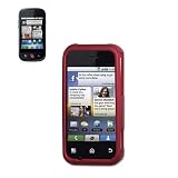New Fashionable Perfect Fit Hard Protector Skin Cover Cell Phone Case for Motorola Backflip MB300 AT&T - RED