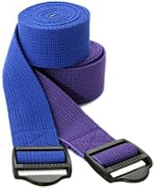 YogaAccessories (TM) 8' Cinch Buckle Cotton Yoga Strap