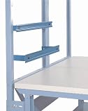Lyon BB79369 Sky-Wal II Projection Tote Bars, 48 Width x 4-1/2 Depth, Wedgewood Blue