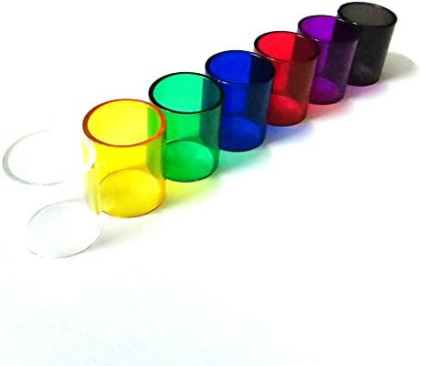 7 pcs Replacement Glass Tube fit Smok TFV4 mini Tank. 7 Colors