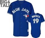 Jose Bautista Jersey: Big & Tall Majestic Alternate Royal Authentic Toronto Blue Jays Jersey