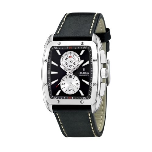 Festina Herren-Armbanduhr XL Retro Analog Leder F16259/B Preisvergleich