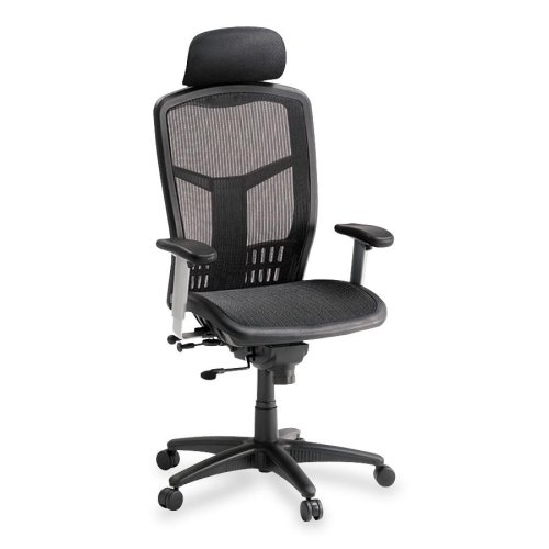 High-Back Mesh Office Chair with Arms