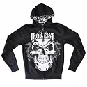 Iron Fist New Dealer Skull Print Zip Hoodie (Black/White)