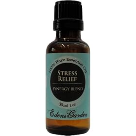 Stress Relief Synergy Blend Essential Oil- 30 ml (Bergamot, Patchouli, Blood Orange, Ylang Ylang and Grapefruit) by Edens Garden