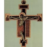 Cimabue (Crucifixion, Tondo: Christ blessing, cross arms: Mary and John) Art Poster Print - 13x19