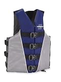 Stearns 4-Buckle Sabre Series Life Vest, BLUE