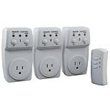 Remote Controlled Switch Socket - 3 Pack