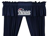 Review Sports Coverage  / New England Patriots Window Curtain Valance Only