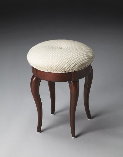 Plantation Cherry Round Vanity Stool On Sale