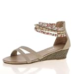 Damen Schuhe, SANDALETTEN, KEIL DEKO...