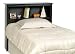 Toys : Twin Bed Storage Headboard-Sonoma Style-Black (Black) (43"H x 44.75"W x 11"D)