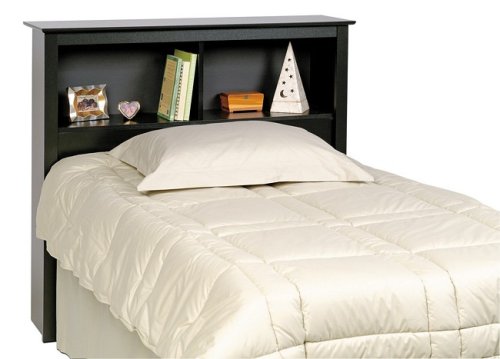 Childrens Toyshop  Toys : Prepac BSH-4543 Sonoma Twin Headboard with Storage, Black