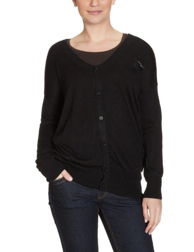G-STAR Damen Strickjacke  DOT SHORT CARDIGAN KNIT WMN L/S - 96004, Gr. 40 (L), Schwarz (bl Preisvergleich