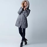 Long hooded parka