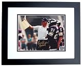 Bud Grant Autographed Minnesota Vikings 8x10 Photo BLACK CUSTOM FRAME