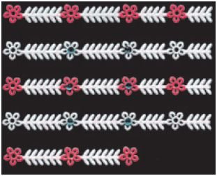 Nailart Border Sticker Nr. 04 Preisvergleich