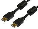 1m HDMI Kabel 1080p; 1A Qualität; vergoldet; 2x Ferrit - Filter