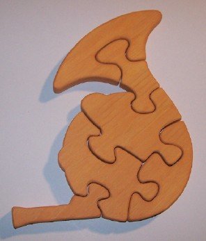 Wooden Educational Jig Saw Puzzle French Horn 41c3AFEMh3L Wooden Educational Jig Saw Puzzle French Horn