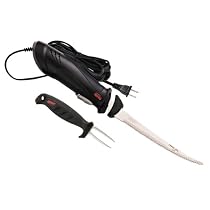 Rapala Electric Fillet Knife with Bonus Fillet Fork - Black (7.5")