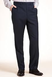 Collezione Wool Rich Flat Front Stripe Trousers [T15-6528T-S]