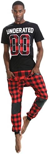 Pizoff Scotland Plaid Tartan Grid Hip Hop Side Zip up Extra Long Oversized "UNDERATED 00" T-shirts Y0645 Black XXL