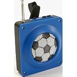Red Football Soccer Radio and cell phone charger