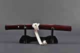 Fully Hand Forged Clay Tempered Red Japanese Samurai Tanto Sword #380