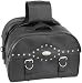 River Road Synthetic Leather Studded Large Soft-Line Style Removeable Saddlebags for Cruiser Bikes - Studded