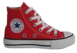 Converse Youth Allstar Hi Red Canvas Boot