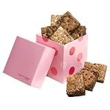 Geoff & Drew's Pink Dots Gift Box of 8 Fresh Baked Toffee Chunk Brownies