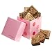 Gourmet Food : Geoff & Drew's Pink Dots Gift Box of 8 Fresh Baked Toffee Chunk Brownies