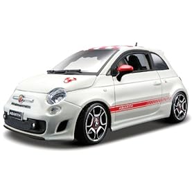 Bburago 25084 - Fiat 500 Abarth (2008), 1:24 Bburago 25084 - Fiat 500 Abarth (2008), 1:24