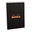 Rhodia Classic Black Wirebound Graph Pad 4" x 6" (#13)