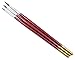 Atlas Brush Red Sable 3pc Brush Set 1-3-5 ABS58