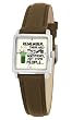 South Park Women's D1571S011 Manilla Collection Mr. Garrison Brown Leather Watch